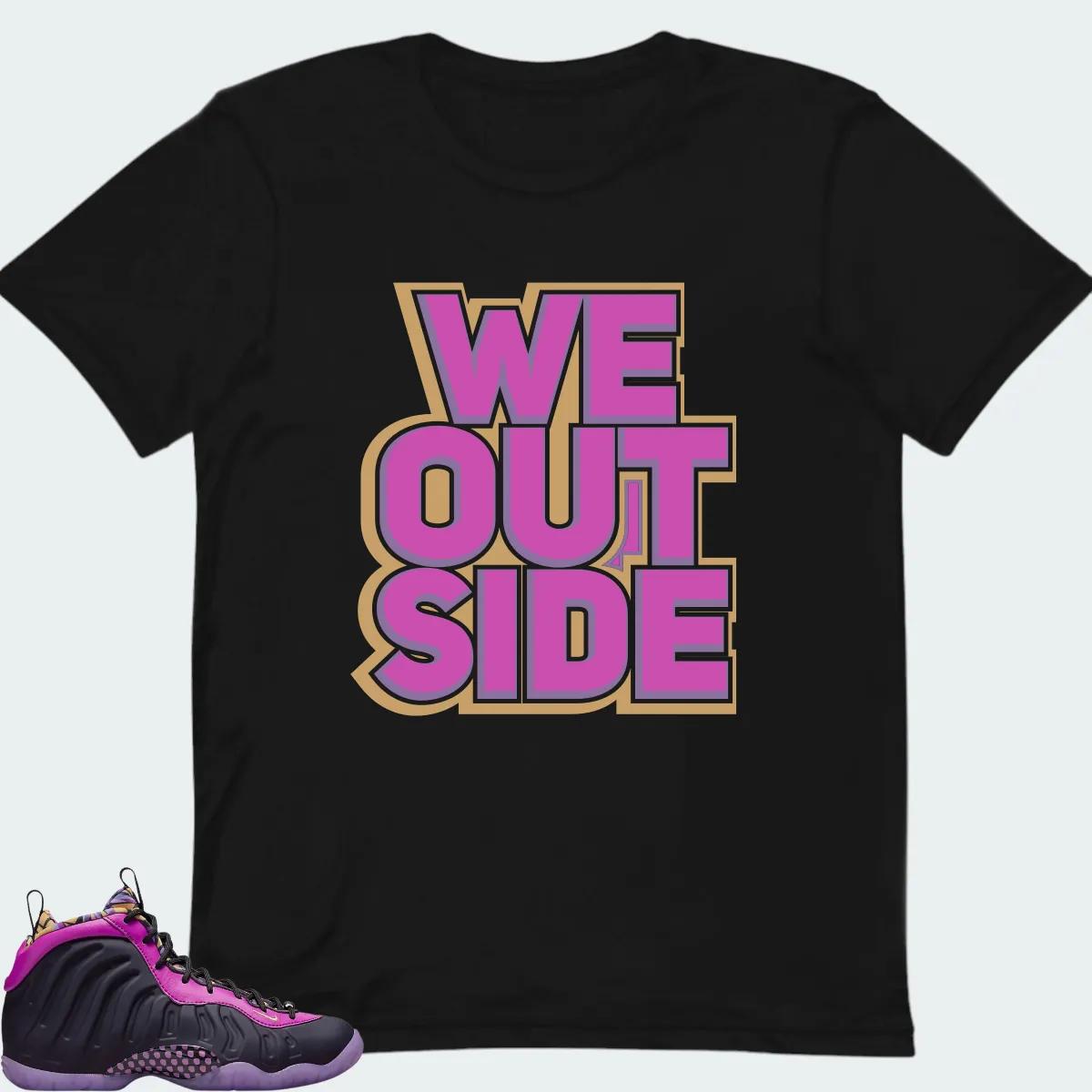Nike Little Posite One Cave Purple (GS) Sneaker Matching T-Shirt(We Outside)