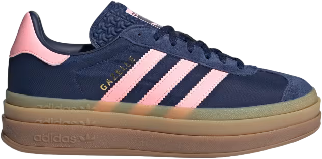 Wmns adidas Gazelle Bold  Dark Blue Pink Spark 