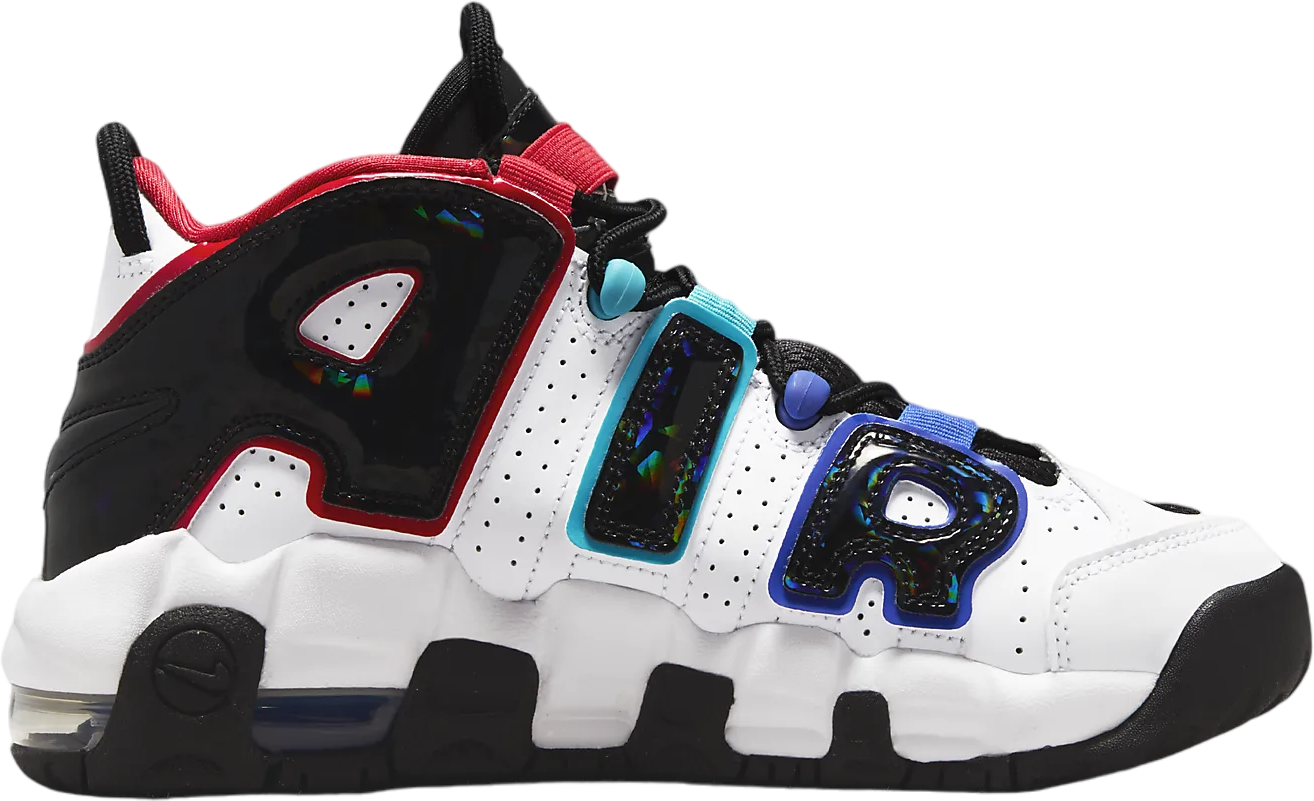 Nike Air More Uptempo CL White Black Royal Red (GS)