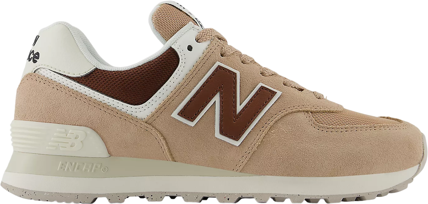 Wmns New Balance 574  Flat Taupe Rich Oak 