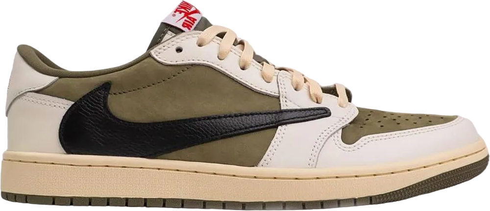 Air Jordan 1 Low x Travis Scott  Medium Olive 